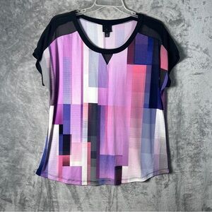 Colorful Geometric Women's Top